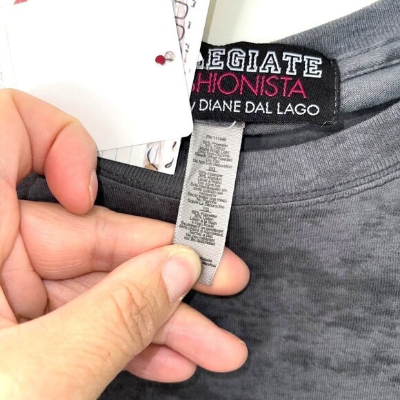 Diane Dal Lago Collegiate Fashionista Embellished USC Shirt Womens Size XL NWT - Picture 5 of 10